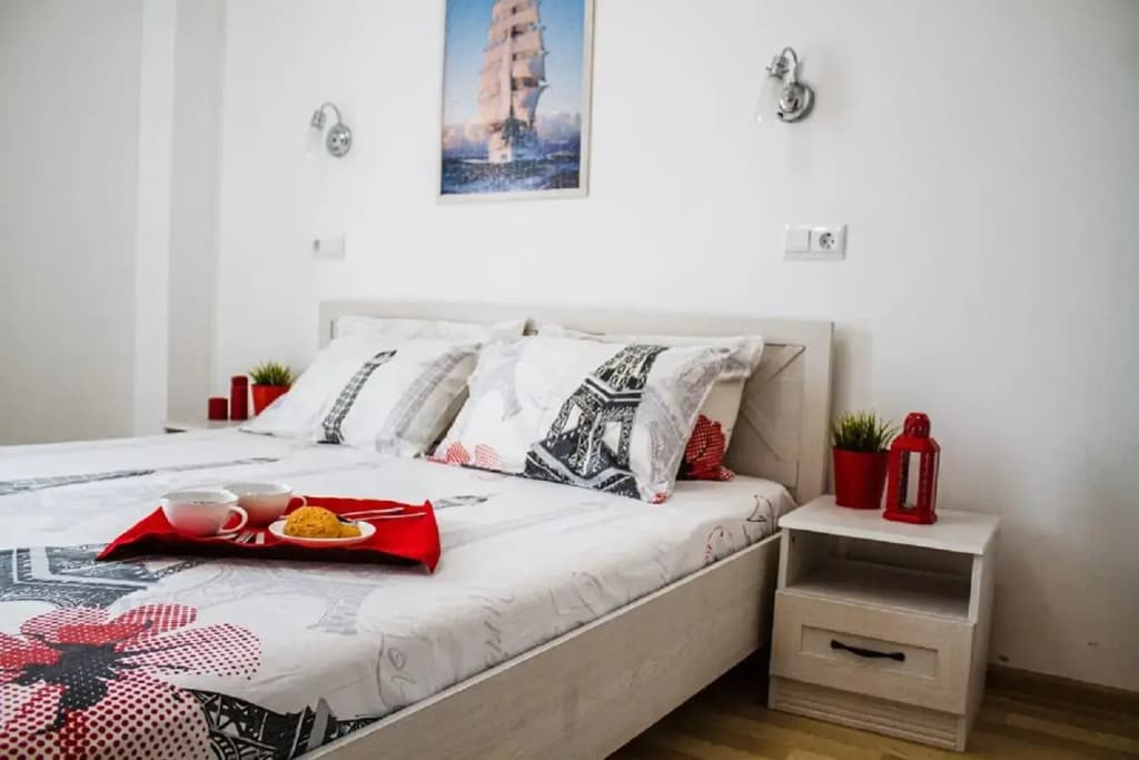 Двухместный номер Standard с балконом двуспальная кровать фото 15