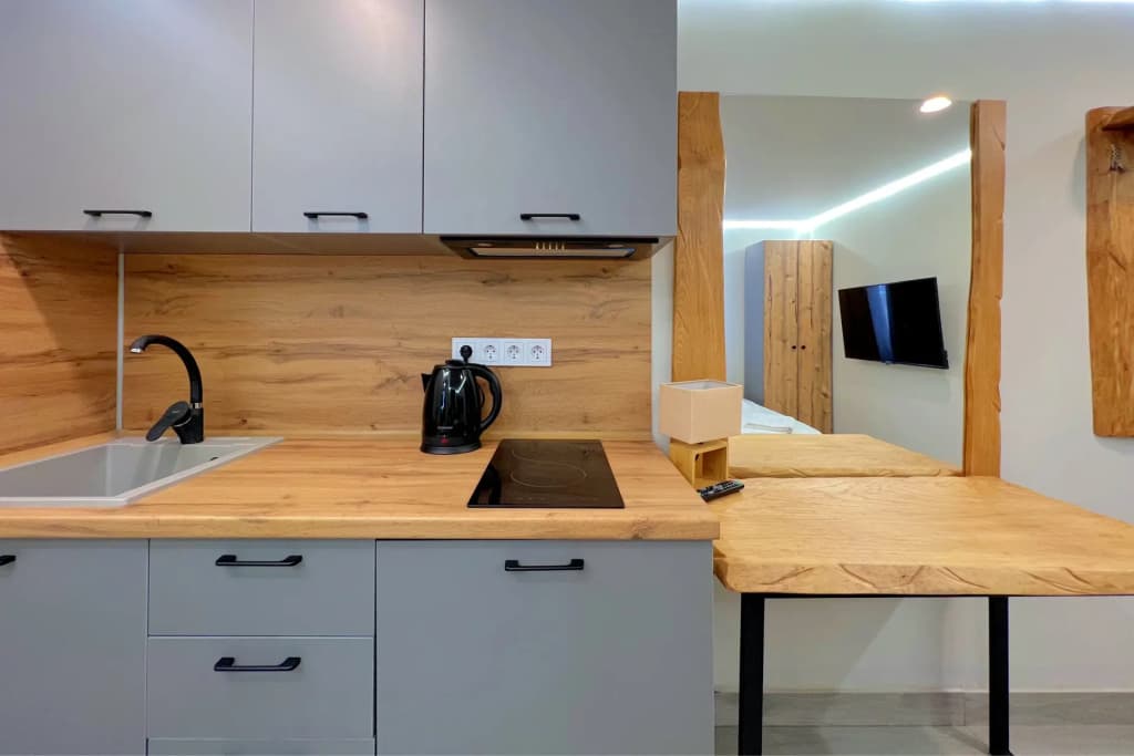 Двухместный номер с мини-кухней Standard двуспальная кровать фото 8