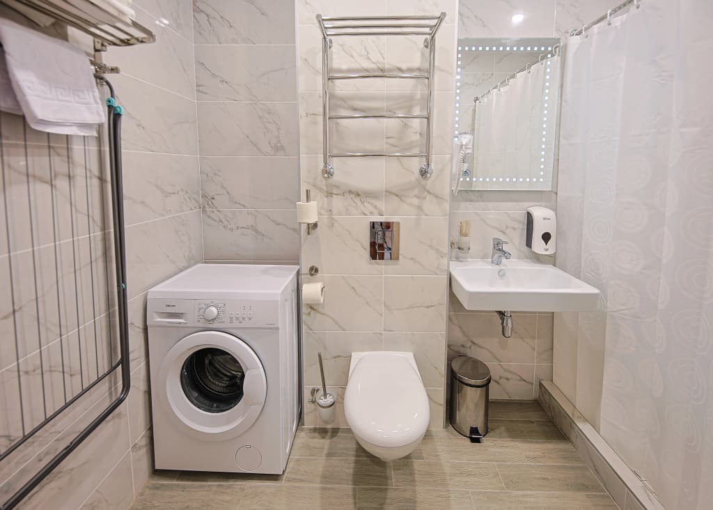 Двухместные Апартаменты-студия двуспальная кровать фото 10