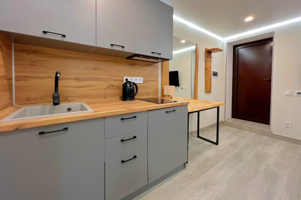 Двухместный номер с мини-кухней Standard двуспальная кровать фото 9