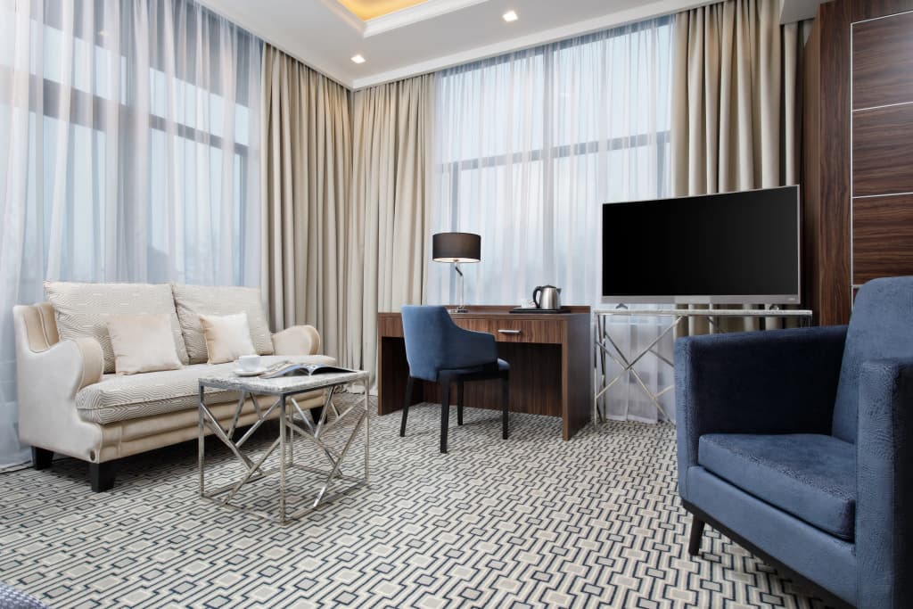 Двухместный номер Deluxe с балконом двуспальная кровать фото 2