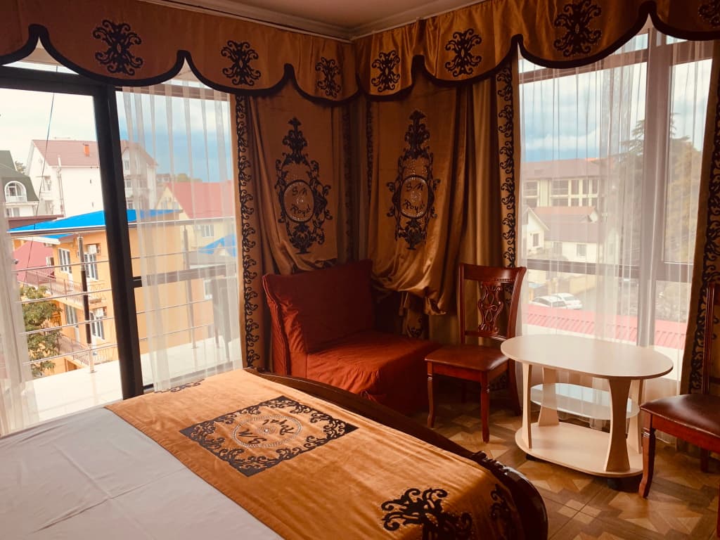 Двухместный номер Deluxe с балконом двуспальная кровать фото 4