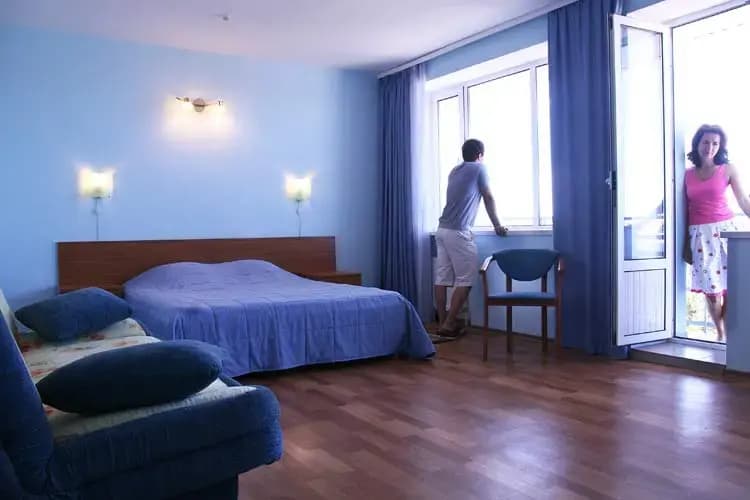 Двухместный номер Premium Comfort c 1 комнатой с балконом двуспальная кровать фото 5