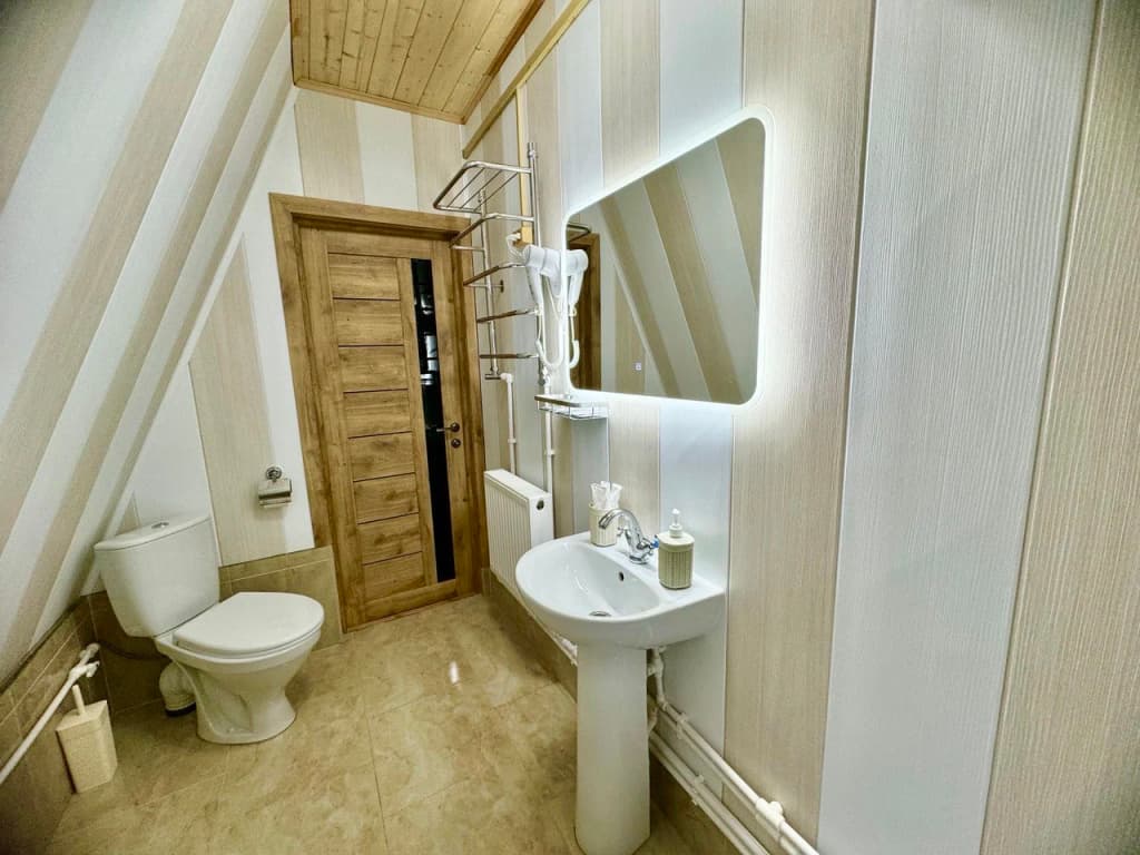 A-frame с кухней 2-уровневный фото 6