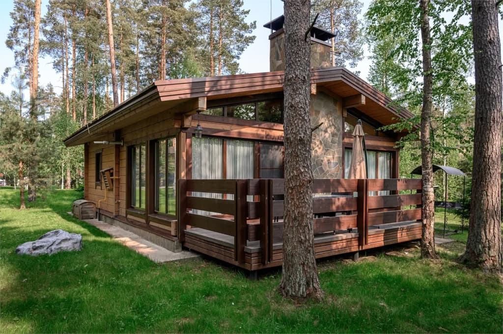 Четырёхместный Коттедж с террасой Комфорт + фото 1