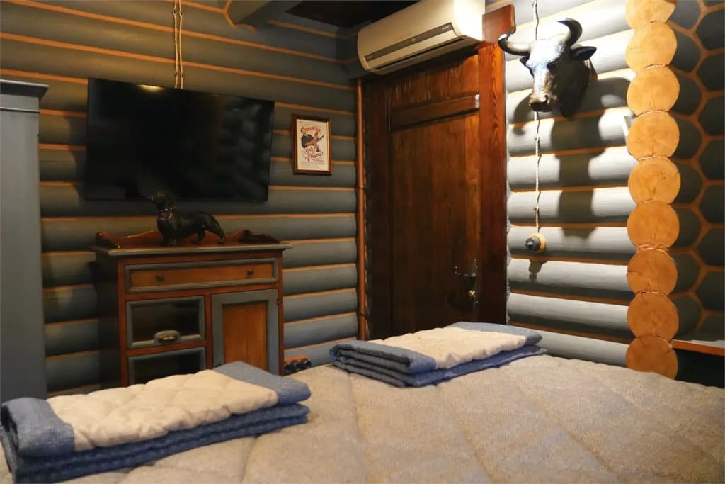 Четырёхместный номер VIP Кантри с 2 комнатами с видом на сад фото 9