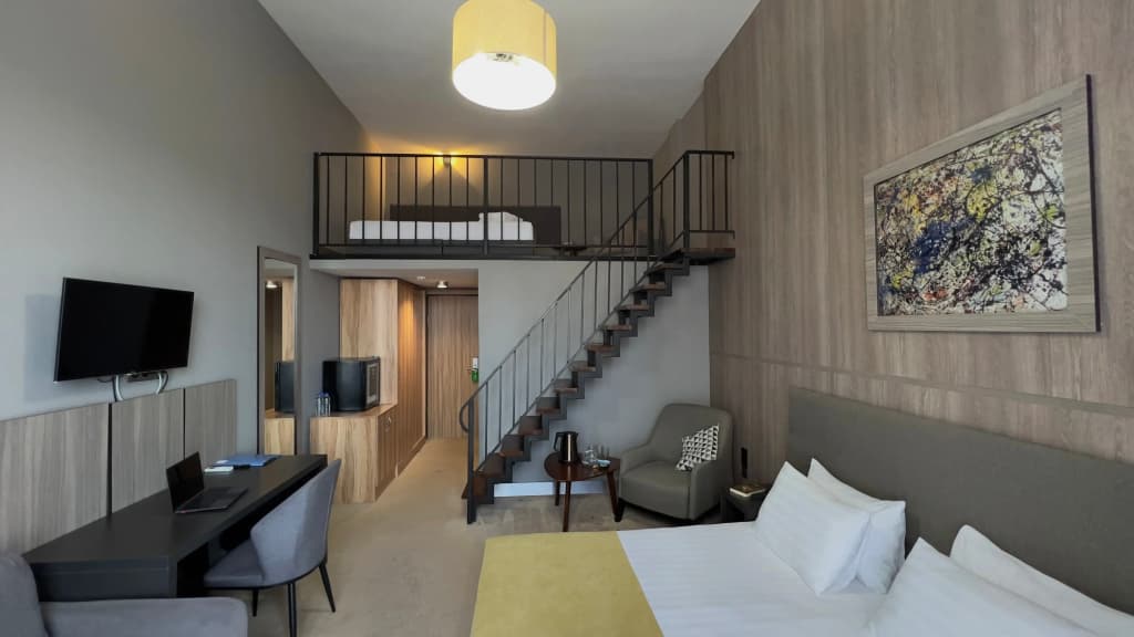 Двухместный номер Duplex с балконом двуспальная кровать фото 1