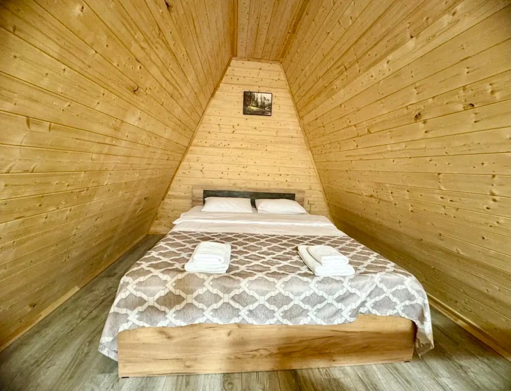 A-frame с кухней 2-уровневный фото 7