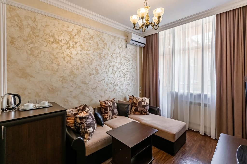 Люкс с 2 комнатами с балконом и с красивым видом из окна фото 3