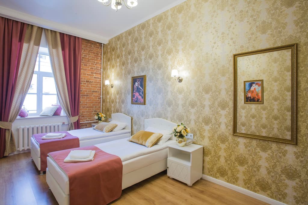 Двухместный номер Kомфорт с кондиционером двуспальная кровать фото 6