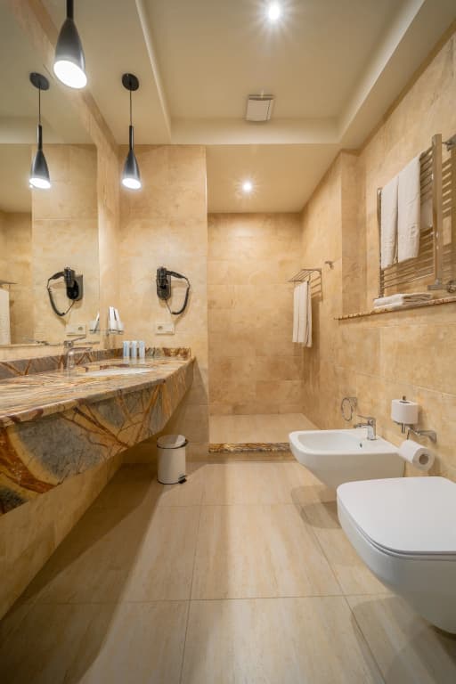Двухместный номер (корпус Vertex 2) Luxury с балконом двуспальная кровать фото 3