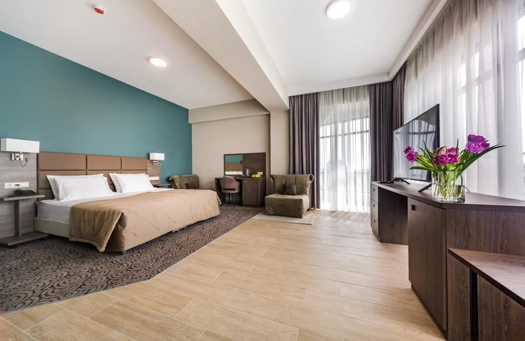 Двухместный номер корпус 1 Comfort c 1 комнатой двуспальная кровать фото 2