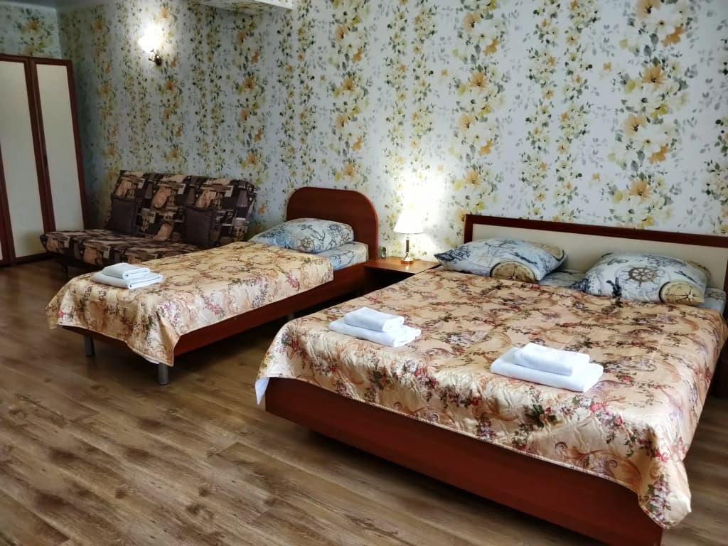 Трёхместная студия семейная с балконом фото 4