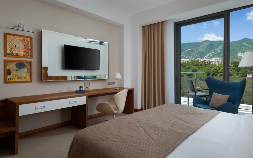 Двухместный номер 5* Deluxe с видом на горы фото 2