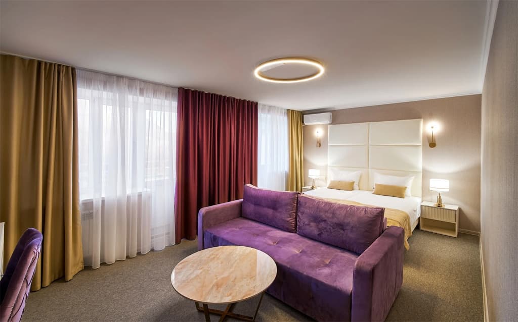Двухместный номер Deluxe с балконом двуспальная кровать фото 2