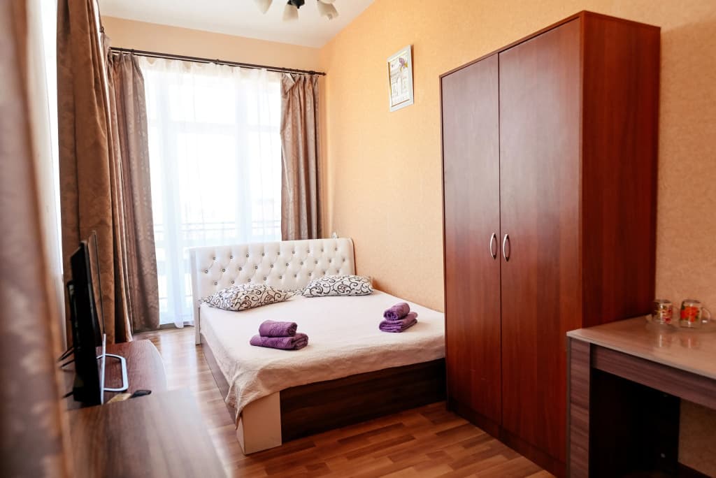 Двухместный номер Comfort c 1 комнатой с балконом двуспальная кровать фото 6