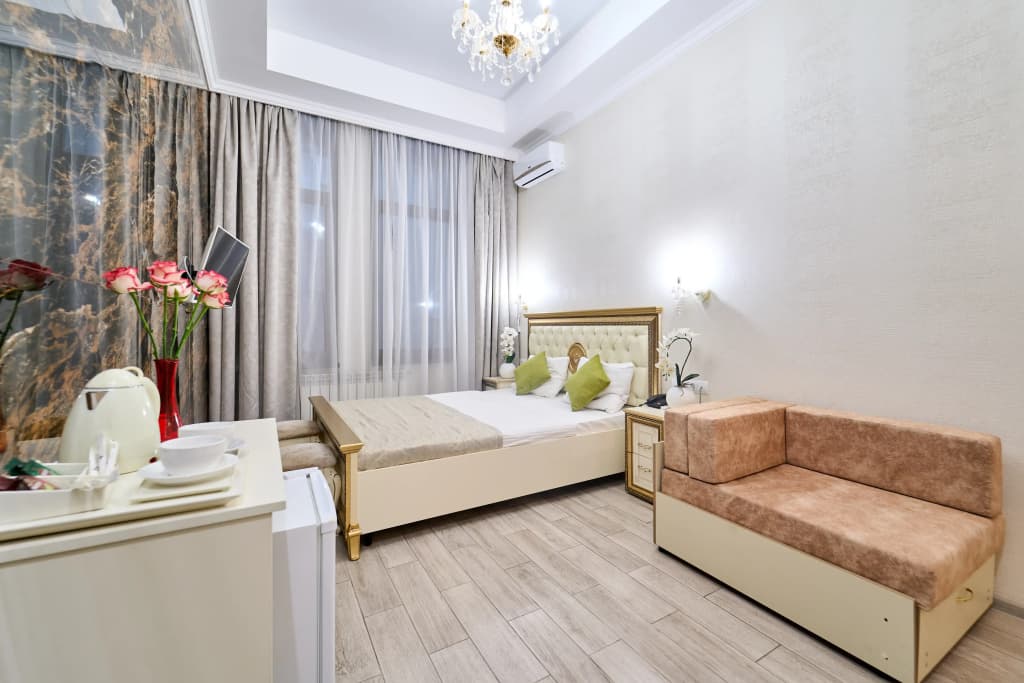 Двухместный номер Комфорт двуспальная кровать фото 10