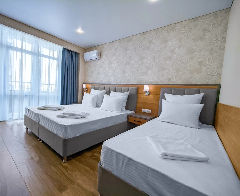 Трёхместный номер Comfort с балконом и рядом с пляжем фото 2