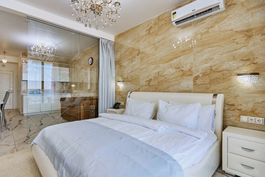 Двухместная студия с балконом двуспальная кровать фото 4