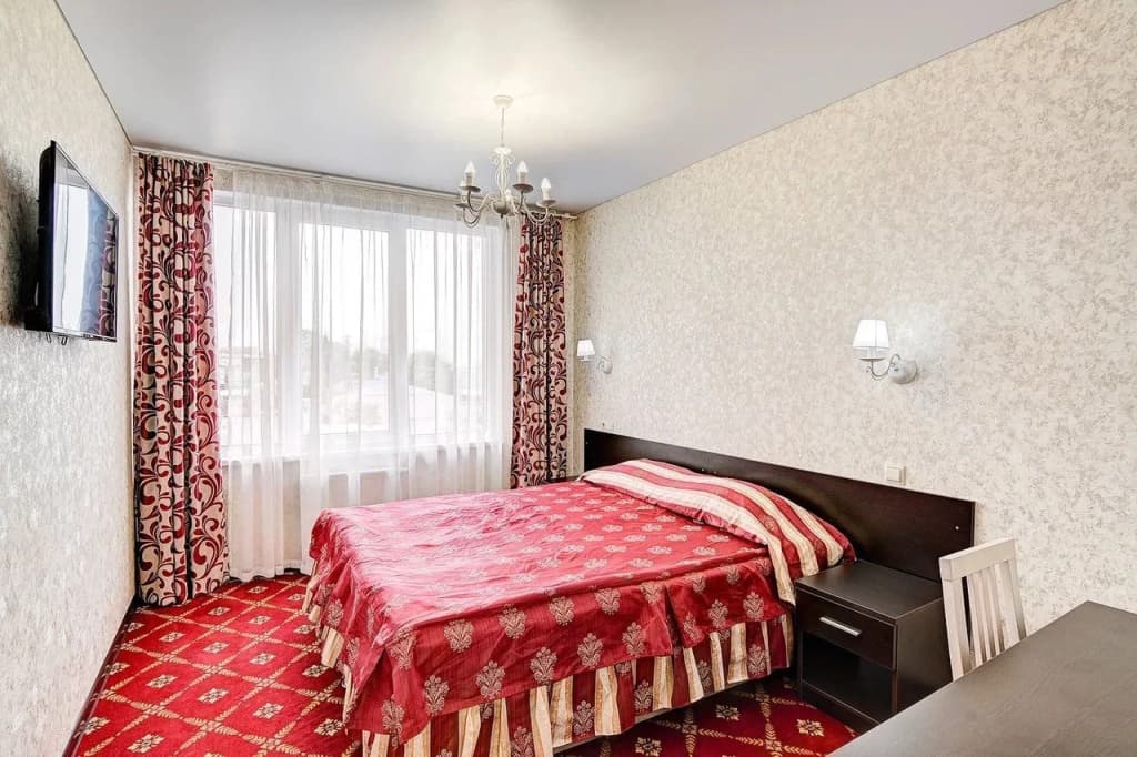 Двухместный люкс с балконом двуспальная кровать фото 12
