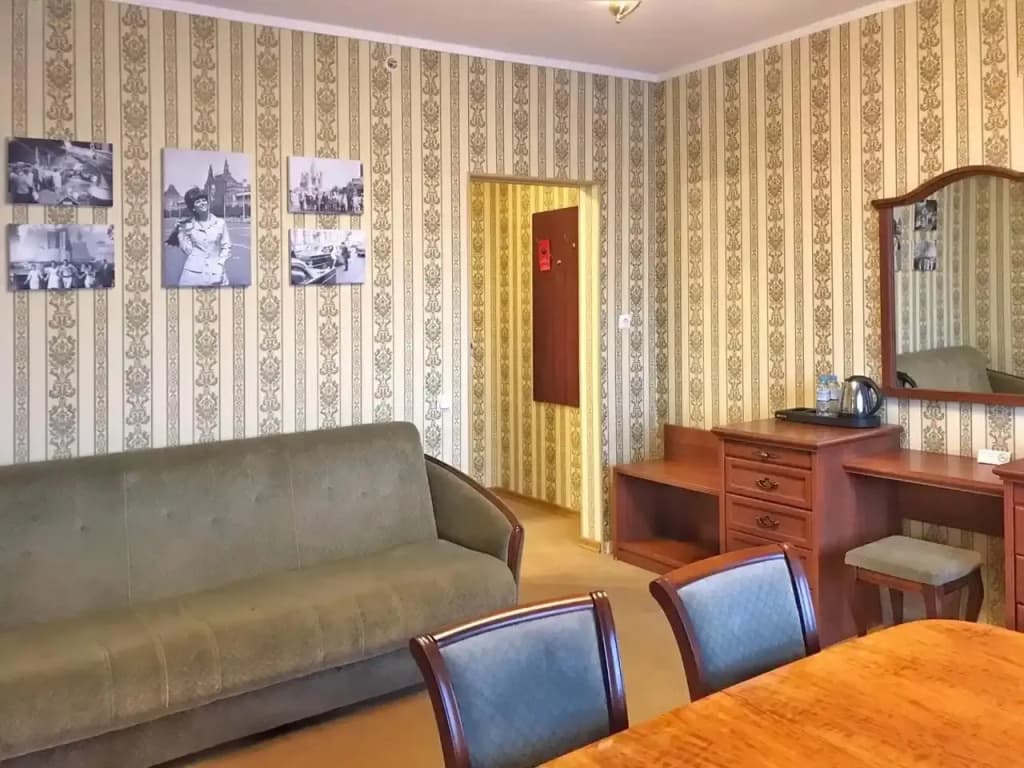 Двухместный Люкс Москва Советская с видом на Неву двуспальная кровать фото 1