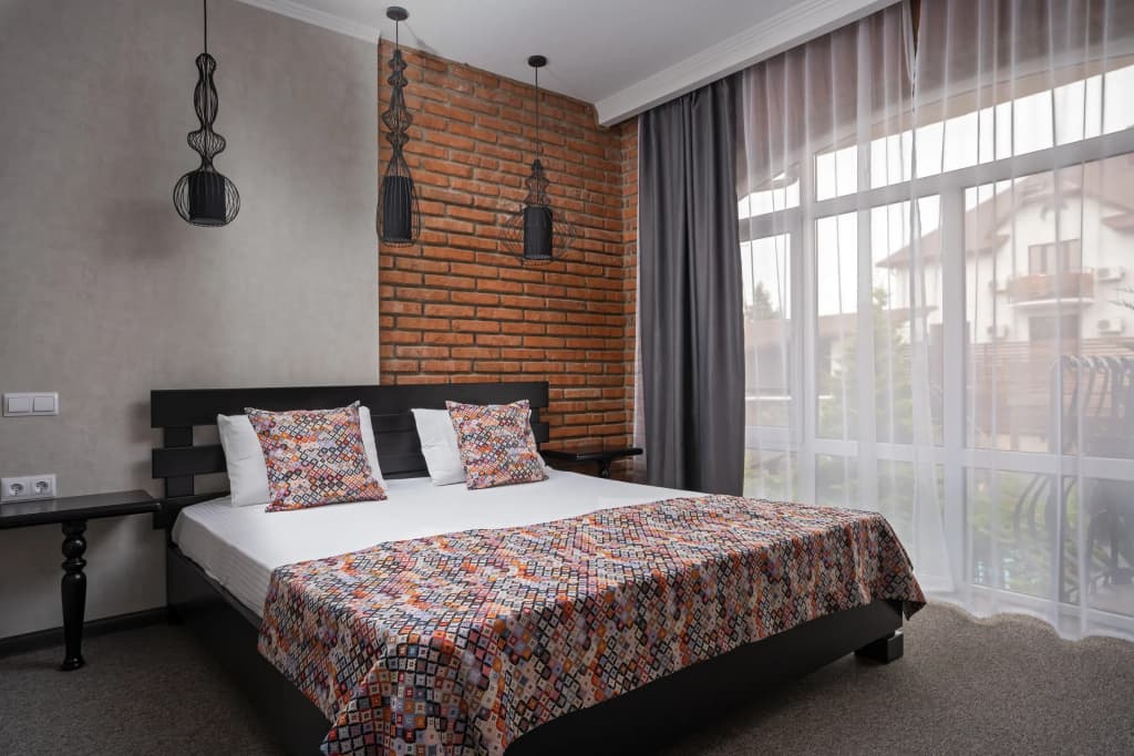 Двухместный номер Deluxe с балконом двуспальная кровать фото 1