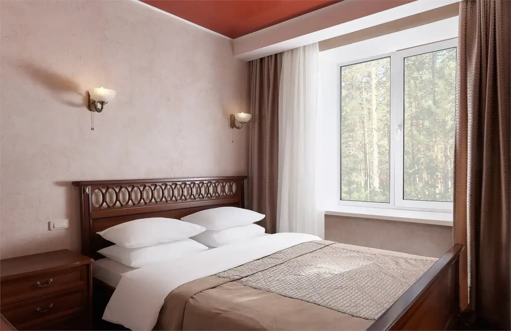 Двухместный номер Comfort (корпус 2) двуспальная кровать фото 6