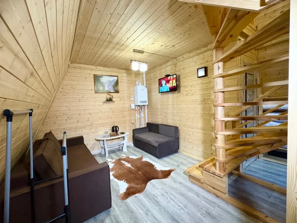 A-frame с кухней 2-уровневный фото 2