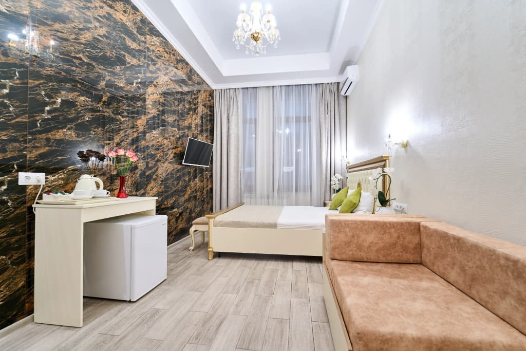 Двухместный номер Комфорт двуспальная кровать фото 8