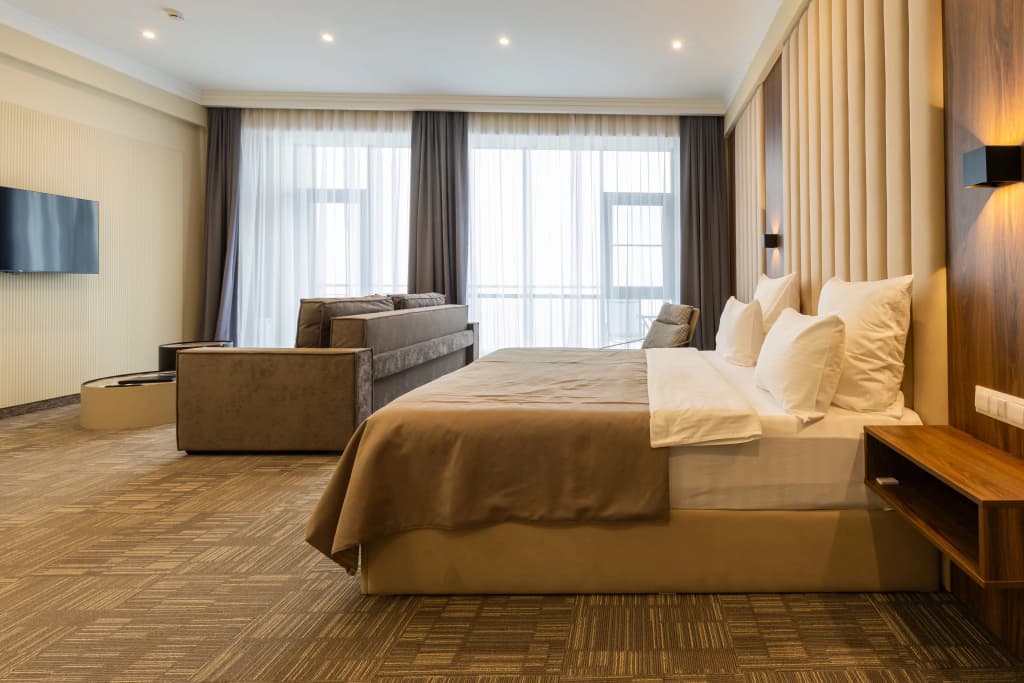 Двухместный номер Deluxe с балконом двуспальная кровать фото 5