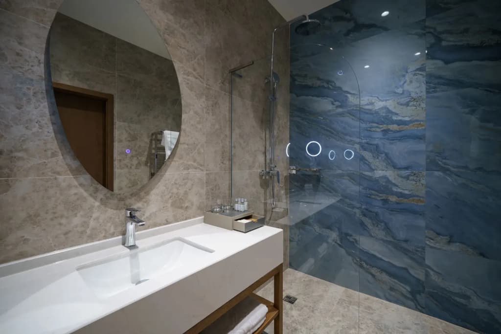 Двухместная студия Кристалл с балконом и с видом на горы фото 15
