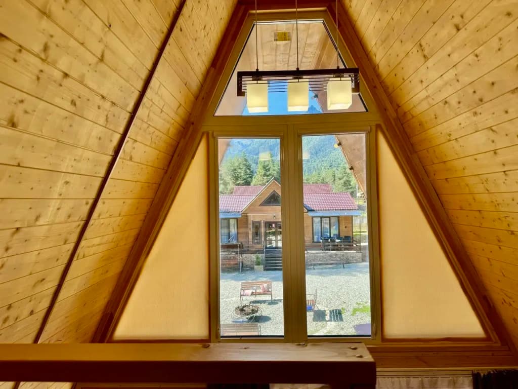 A-frame с кухней 2-уровневный фото 8