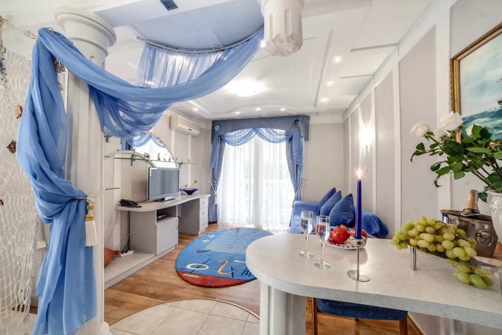 Двухместный люкс «Морской» двуспальная кровать фото 2