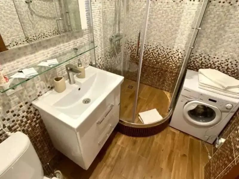 Двухместная студия с балконом и с красивым видом из окна фото 9