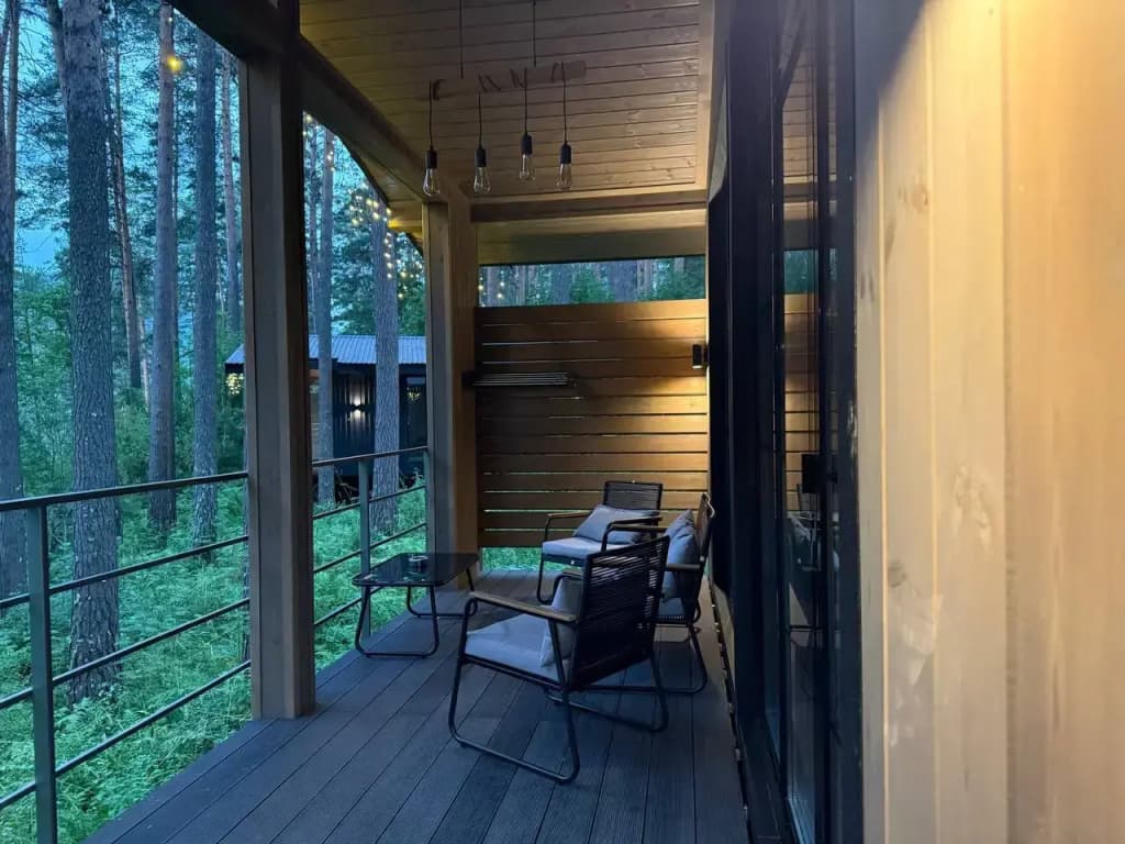 Бунгало Deluxe с балконом и с красивым видом из окна фото 11