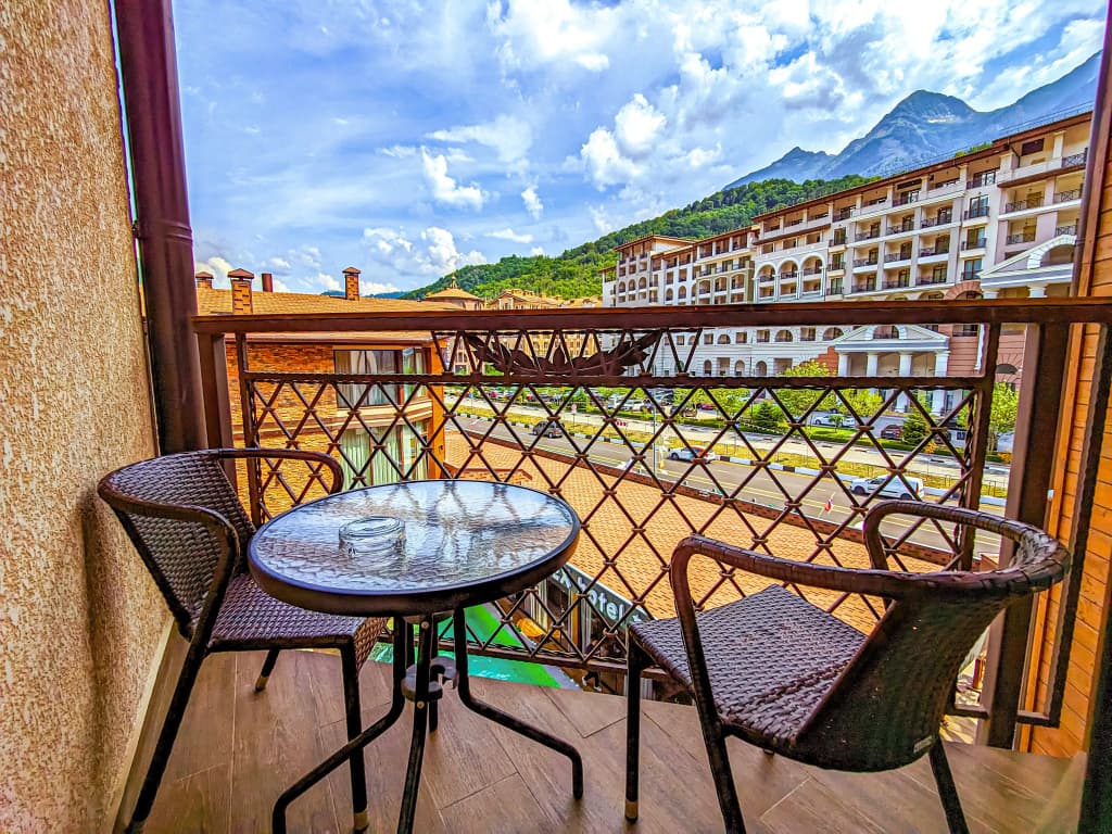 Двухместный номер Deluxe+ с балконом двуспальная кровать фото 9