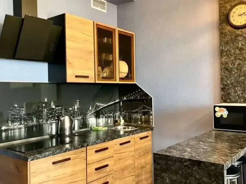 Двухместная студия с балконом и с красивым видом из окна фото 3