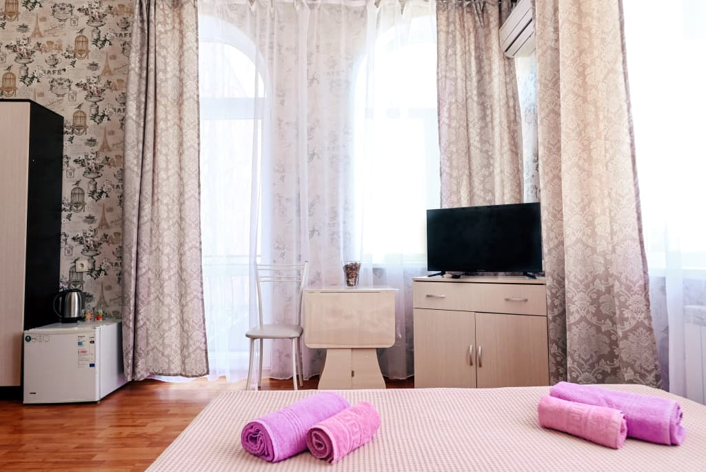 Двухместный номер Comfort c 1 комнатой с балконом двуспальная кровать фото 2