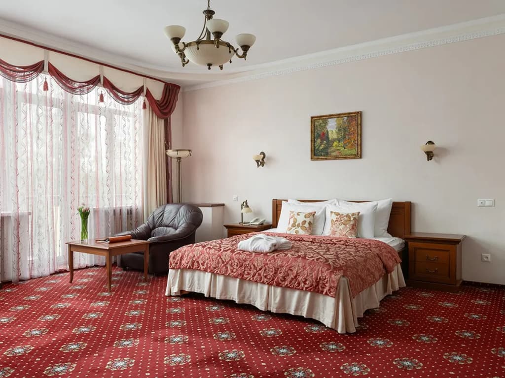 Двухместный люкс с 2 комнатами двуспальная кровать фото 1