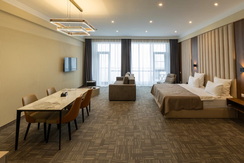 Двухместный номер Deluxe с балконом двуспальная кровать фото 8