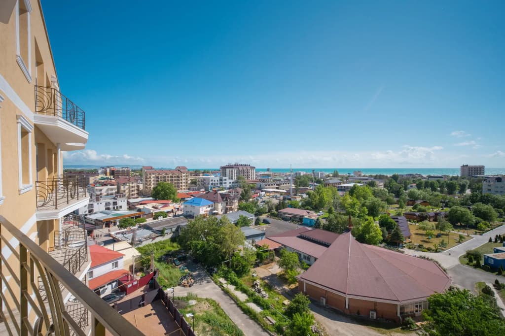 Двухместный номер Superior с балконом и с видом на море двуспальная кровать фото 12