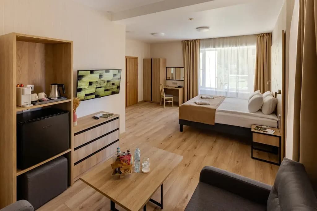 Четырёхместная студия Comfort с балконом фото 3