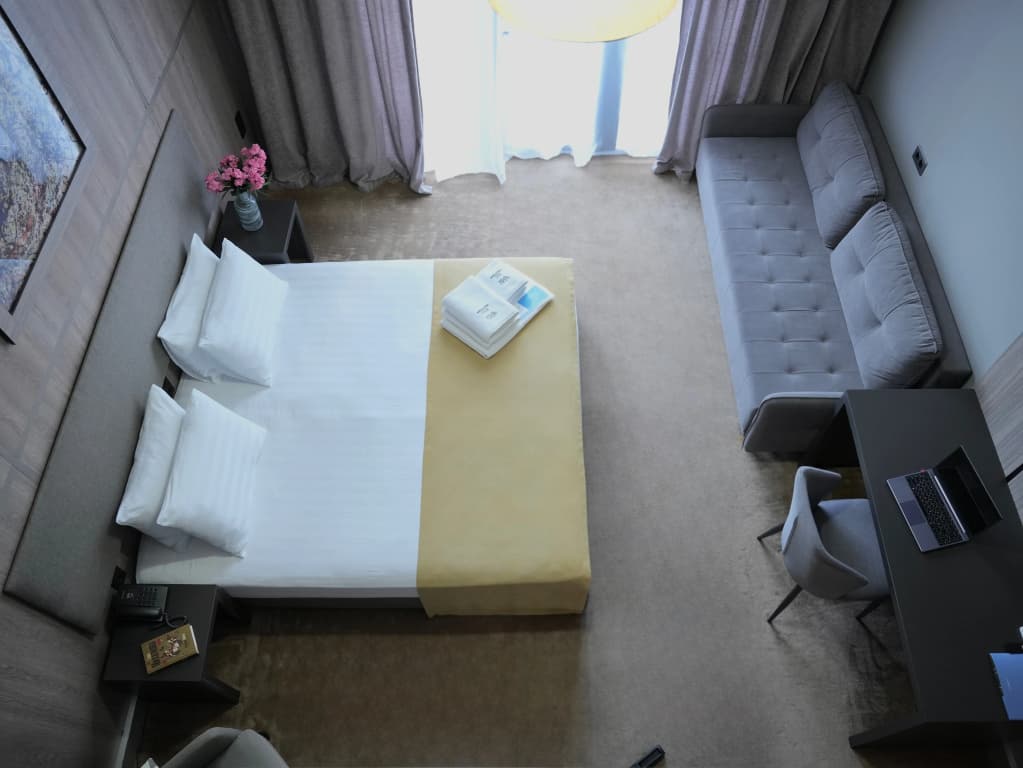 Двухместный номер Duplex с балконом двуспальная кровать фото 6