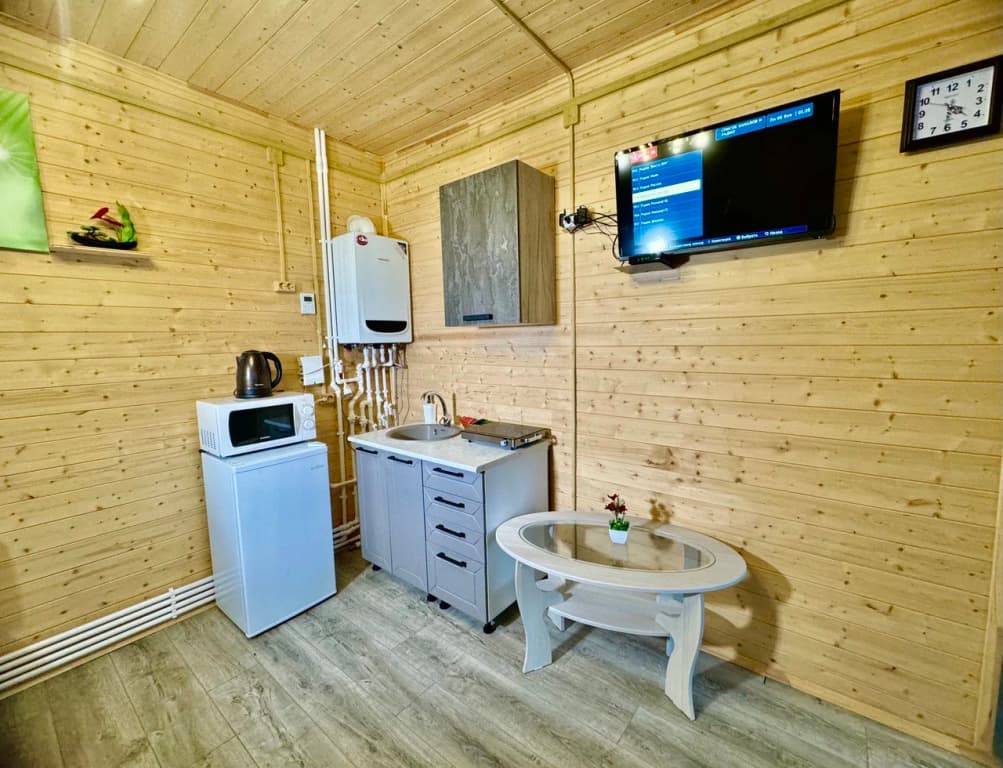A-frame с кухней 2-уровневный с балконом фото 5