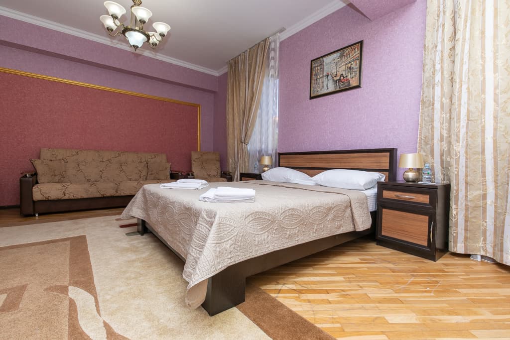 Двухместный номер Семейный двуспальная кровать фото 8