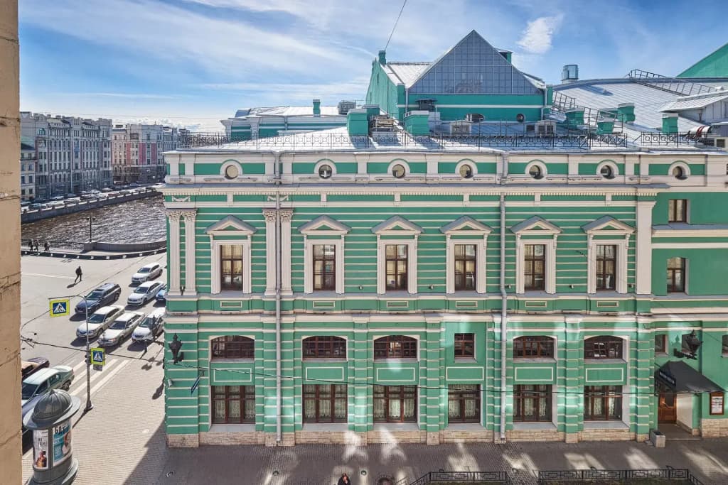 Двухместный номер Smart Фонтанка двуспальная кровать фото 1