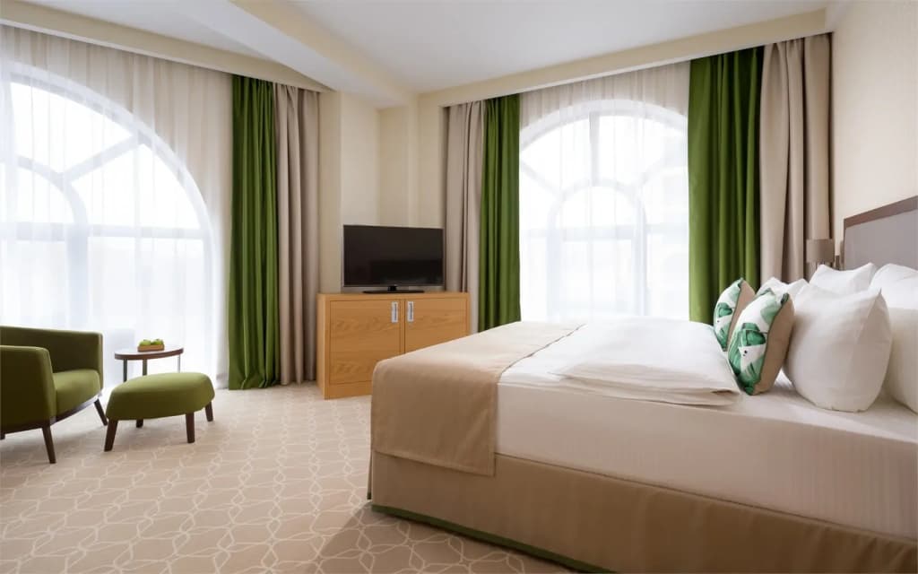 Двухместный номер Deluxe с видом на сад двуспальная кровать фото 1
