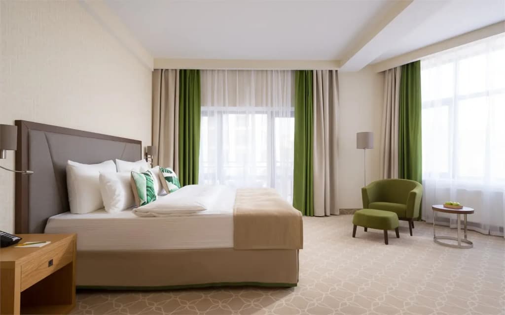 Двухместный номер Deluxe с видом на сад двуспальная кровать фото 3