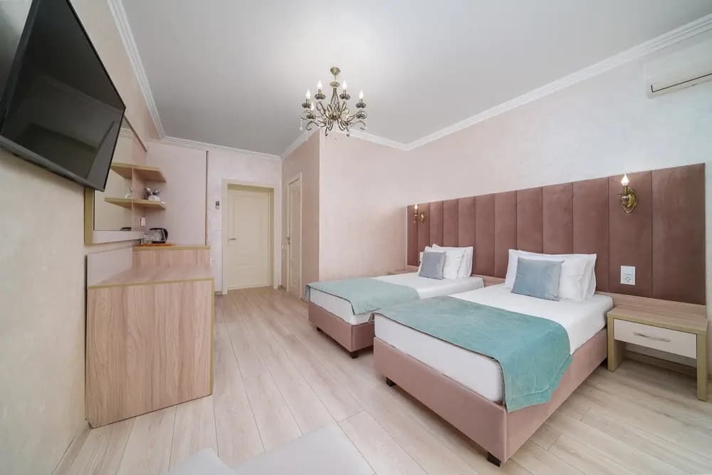 Трёхместный номер Comfort с балконом и рядом с пляжем фото 6