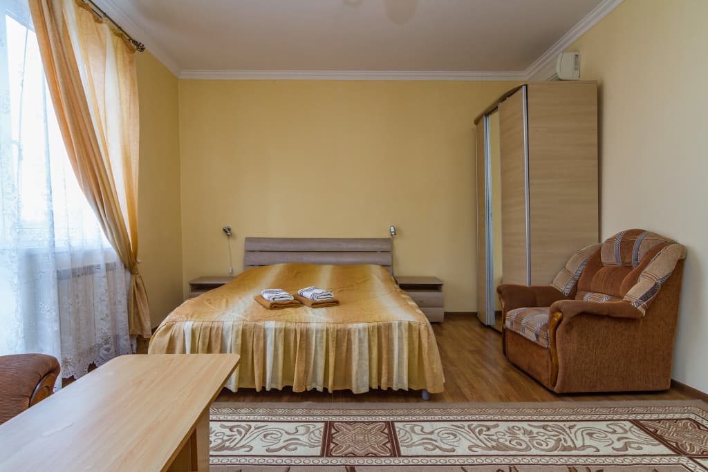 Двухместный номер Comfort с балконом и с красивым видом из окна двуспальная кровать фото 3